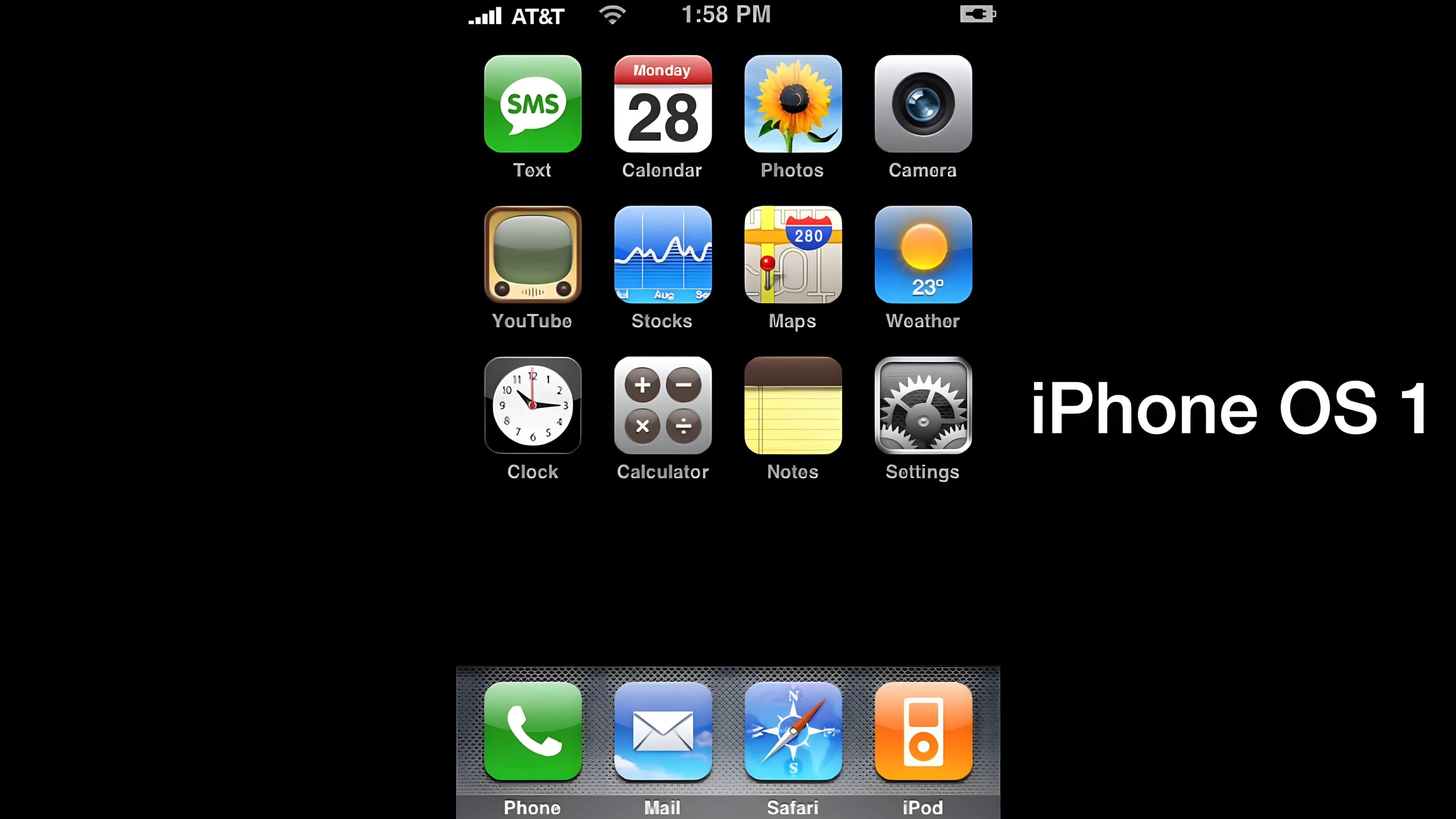 نقد و بررسی iPhone OS 1؛ اولین سیستم عامل آیفون — تصویر 3