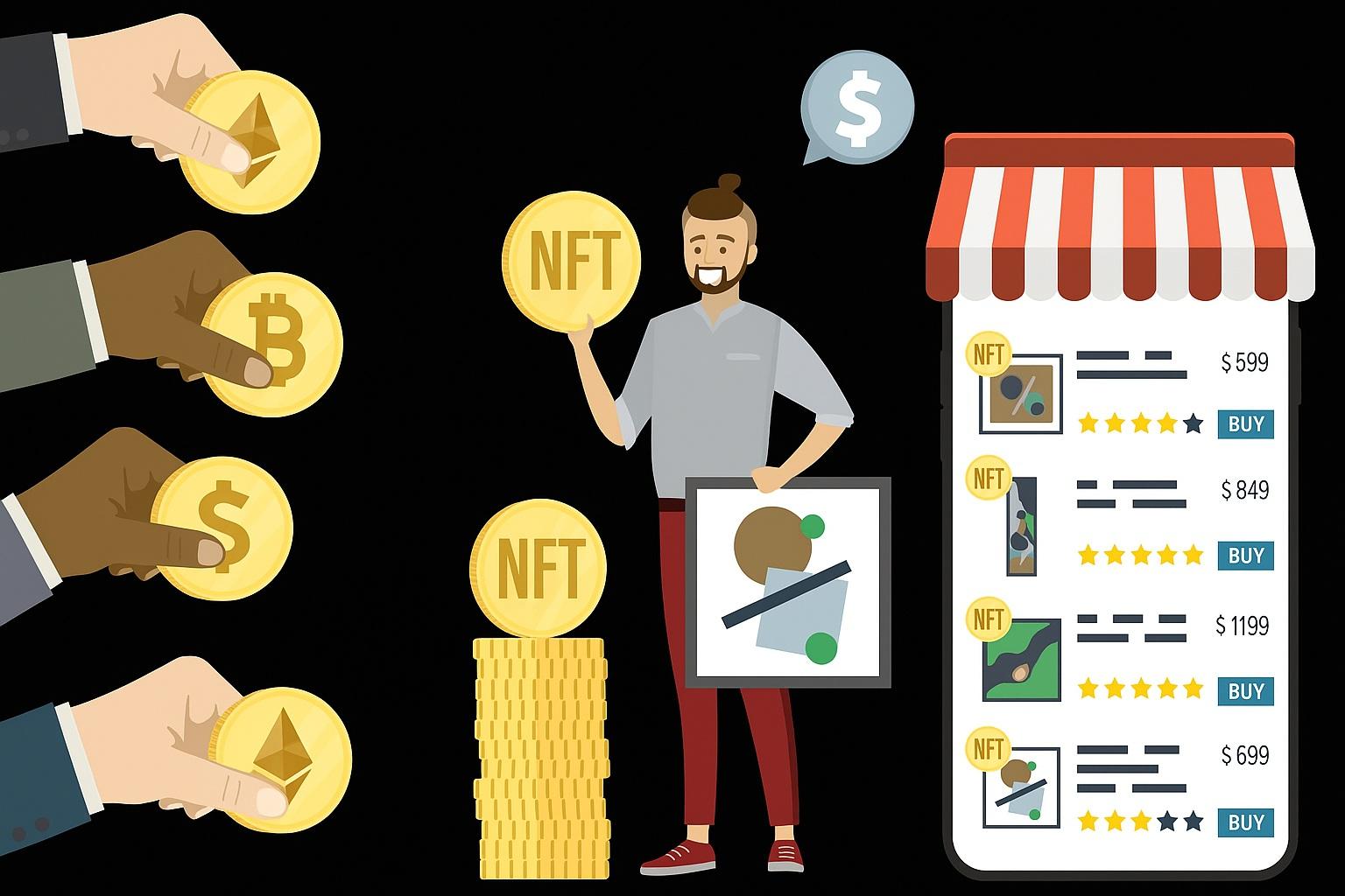 مارکت پلیس NFT چیست؟ زیرساخت کلیدی اقتصاد مالکیت دیجیتال — تصویر 2