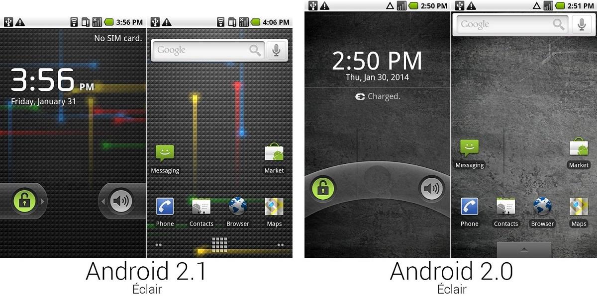 نقد و بررسی Android 2.0/2.1 (Eclair)؛ انفجار قابلیت های حیاتی سیستم عامل — تصویر 2