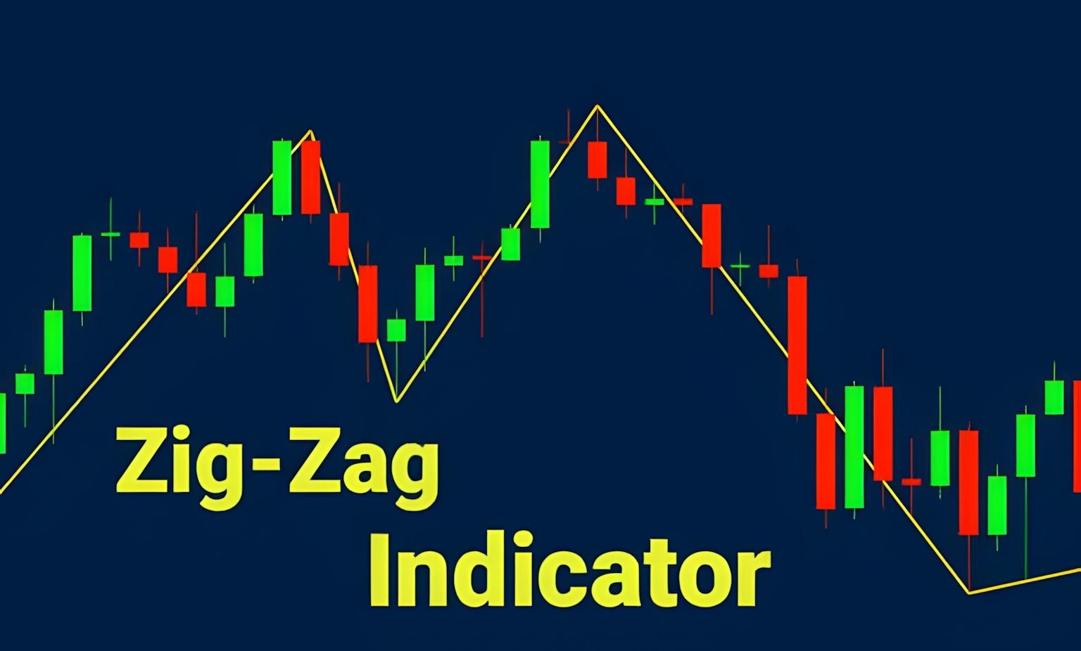 اندیکاتور ZigZag چیست؟ فیلتر نویز بازار و سادهسازی نمودار — تصویر 1