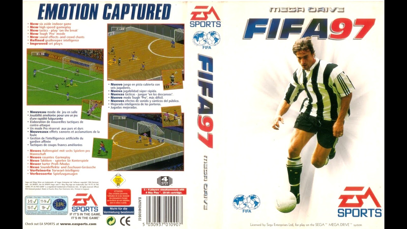 نقد و بررسی بازی FIFA 97؛ موشن کپچر و میراث فوتبال سالنی — تصویر 1